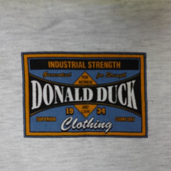 Vintage Donald Duck Shirt Mens Small USA Short Sleeve Tee Disney Deadstock New - Picture 8 of 8